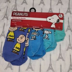 Peanuts Family Fun Socks ~ NEW